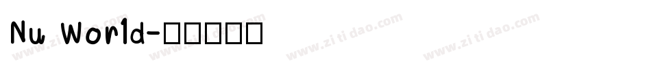 Nu World字体转换